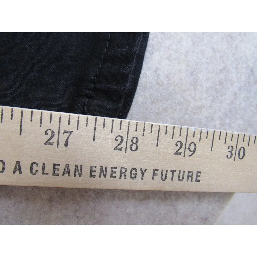 DG2 Diane Gilman Virtual Stretch‎ Straight Leg Jeans Black Womens Size 6 NWT